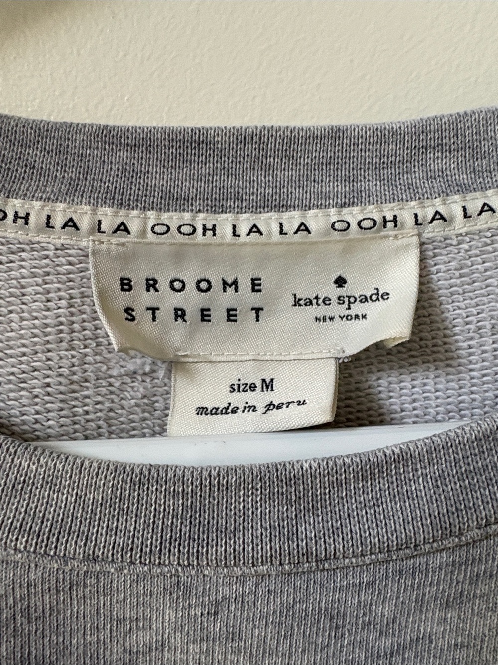 kate spade Gray Crewneck Sweatshirt with Magic Bunny - Picture 2 of 3